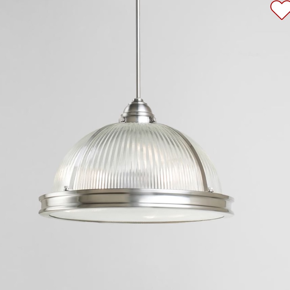 Pottery Barn Matsuba Hand-Blown Glass Pendant